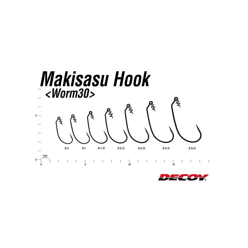 Kabliukai Decoy Worm30 Makisasu