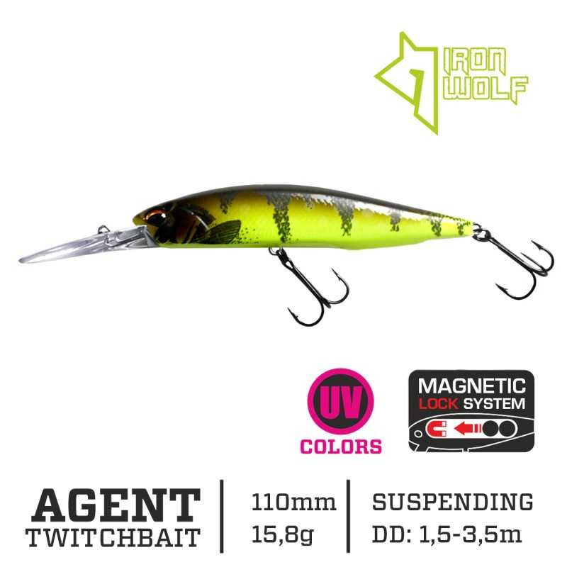 Vobleris Iron Wolf AGENT DRSP 11cm Vobleris Iron Wolf AGENT DRSP 11cm