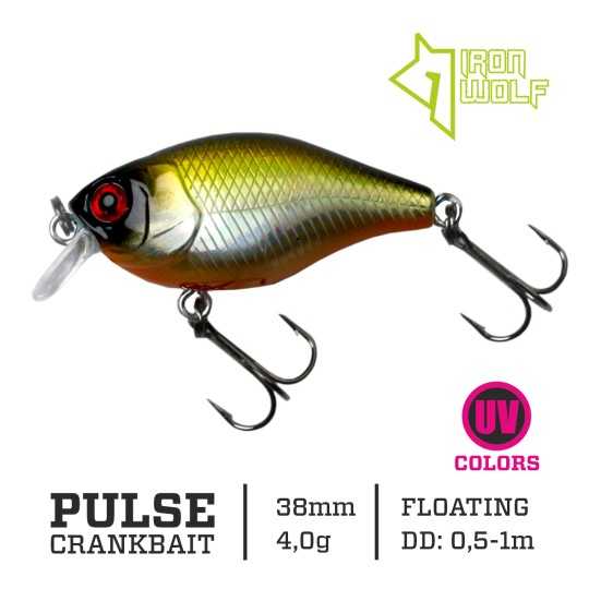 Vobleris Iron Wolf PULSE 4,2g 3,8cm (0.5-1.0m)