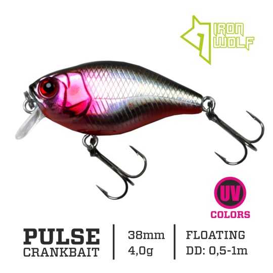 Vobleris Iron Wolf PULSE 4,2g 3,8cm (0.5-1.0m)