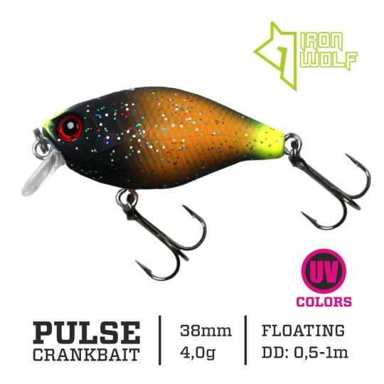 Vobleris Iron Wolf PULSE 4,2g 3,8cm (0.5-1.0m)