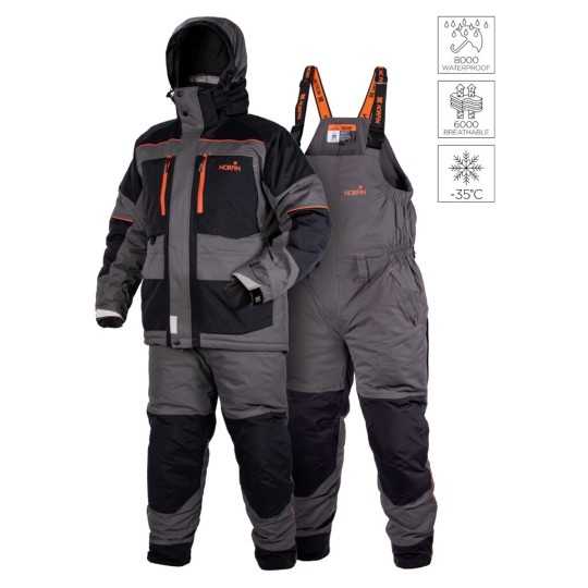 Kostiumas žieminis Norfin Discovery 3 Grey Kostiumas žieminis Norfin Discovery 3 Grey