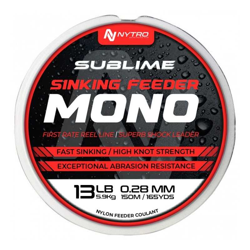 Valas Nytro Sublime Sinking Feeder Mono 150m Valas Nytro Sublime Sinking Feeder Mono 150m