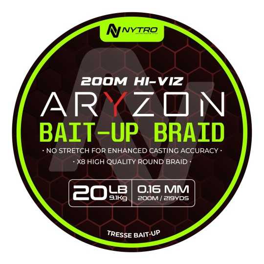 Valas Nytro Aryzon Hiviz Bait-Up Braid 0,16mm 200m Valas Nytro Aryzon Hiviz Bait-Up Braid 0,16mm 200m