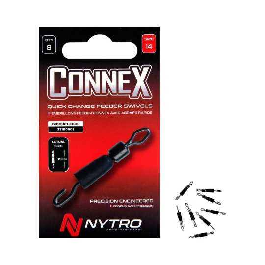 Greita Jungtis Nytro Connex Change Feeder Swivels Greita Jungtis Nytro Connex Change Feeder Swivels