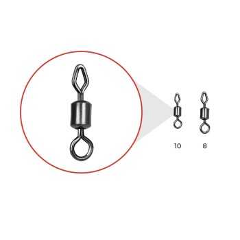 Suktukas Nytro Connex Mixed-Eye Feeder Swivel