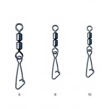 Suktukas su Karabinu Nytro Connex Double Feeder Swivel With Hooked Snap