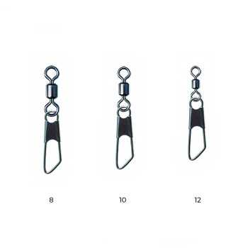 Suktukas su Karabinu Nytro Connex Feeder Swivel With Safety Snap