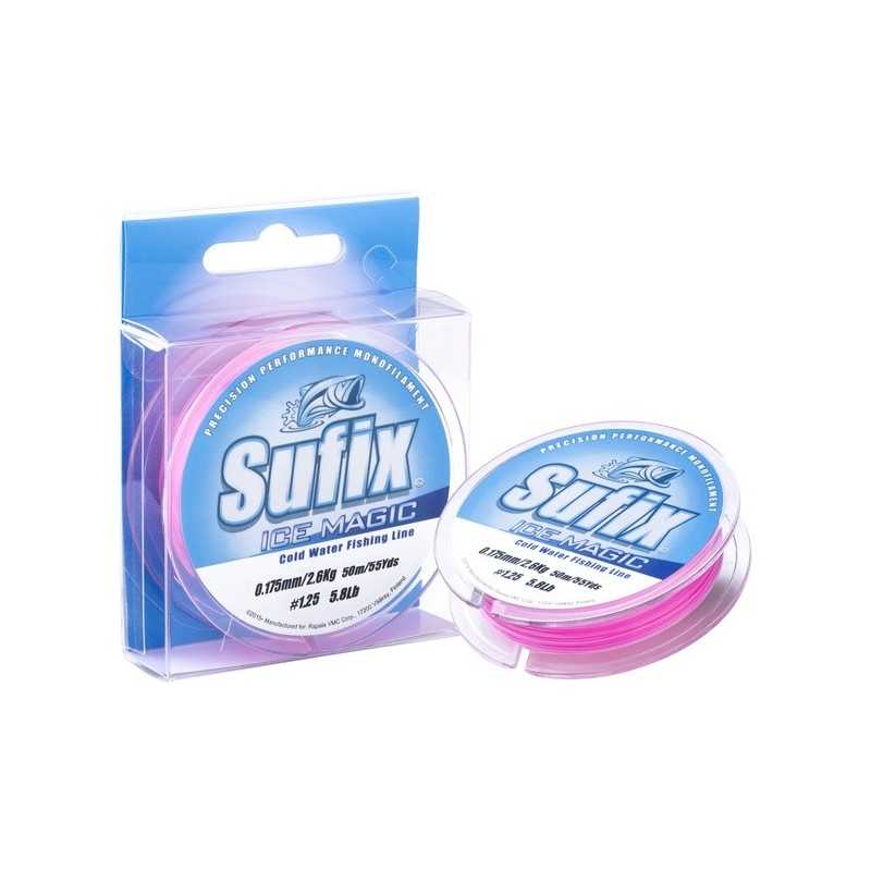Valas Žieminis Sufix Ice Magic Neon White/Pink 50m Valas Žieminis Sufix Ice Magic Neon White/Pink 50m