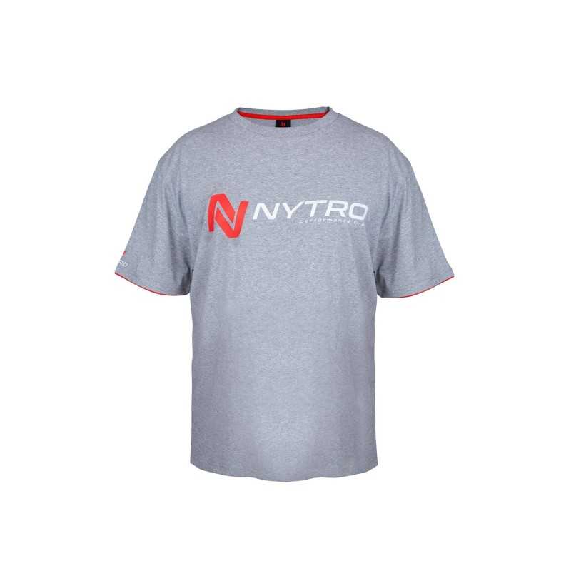 Marškinėliai Nytro Light Marl Grey Tee Shirt Marškinėliai Nytro Light Marl Grey Tee Shirt