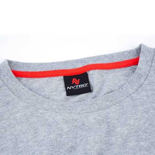 Marškinėliai Nytro Light Marl Grey Tee Shirt Marškinėliai Nytro Light Marl Grey Tee Shirt