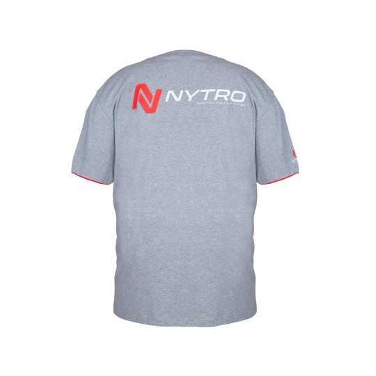 Marškinėliai Nytro Light Marl Grey Tee Shirt Marškinėliai Nytro Light Marl Grey Tee Shirt