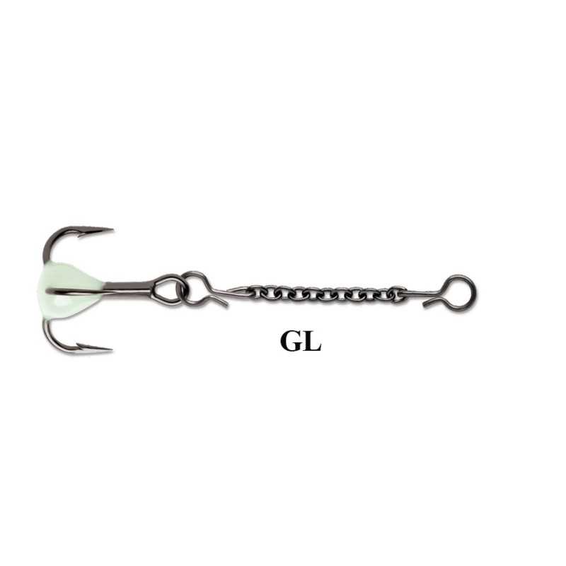 Grandinėlė VMC Dropper Chain Treble 15mm 2vnt. - Žvejo kultas