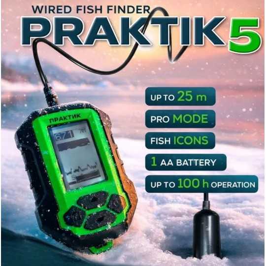 Echolotas Fish finder PRAKTIK 5 Multi-Language Echolotas Fish finder PRAKTIK 5 Multi-Language