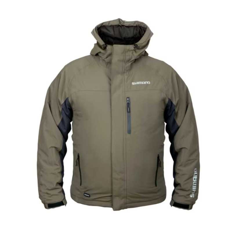 Striukė Shimano SHM Rain Jacked Padded Green Striukė Shimano SHM Rain Jacked Padded Green