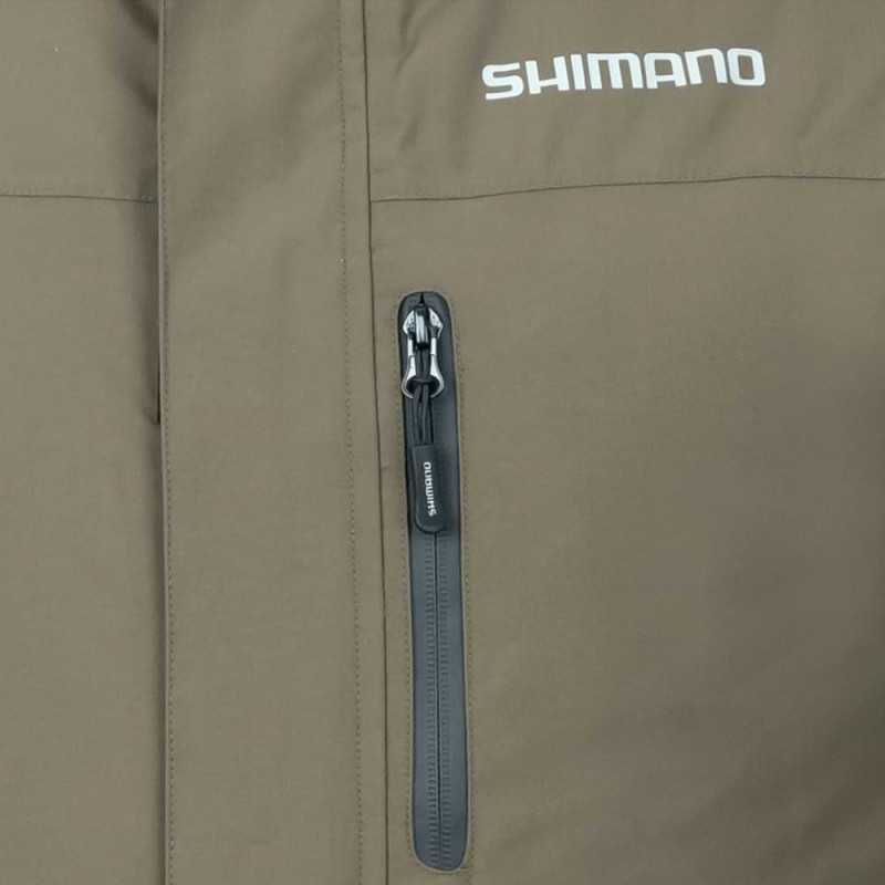 Striukė Shimano SHM Rain Jacked Padded Green - Žvejo kultas