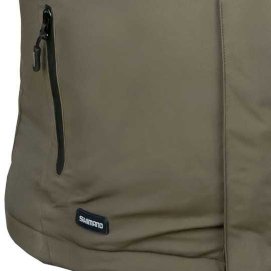 Striukė Shimano SHM Rain Jacked Padded Green Striukė Shimano SHM Rain Jacked Padded Green