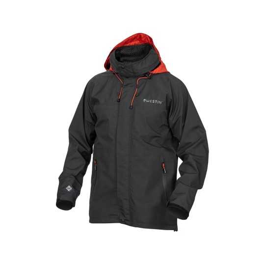 Striukė Westin W6 Rain Jacket Steel Balck Striukė Westin W6 Rain Jacket Steel Balck