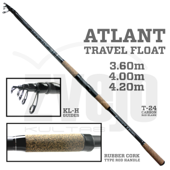 Plūdinė Meškerė Siweida Atlant Travel Tele Float -60g