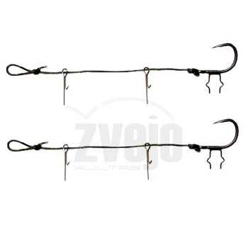 Kabliukas su pavadėliu Big Fish Stinger Single 2vnt
