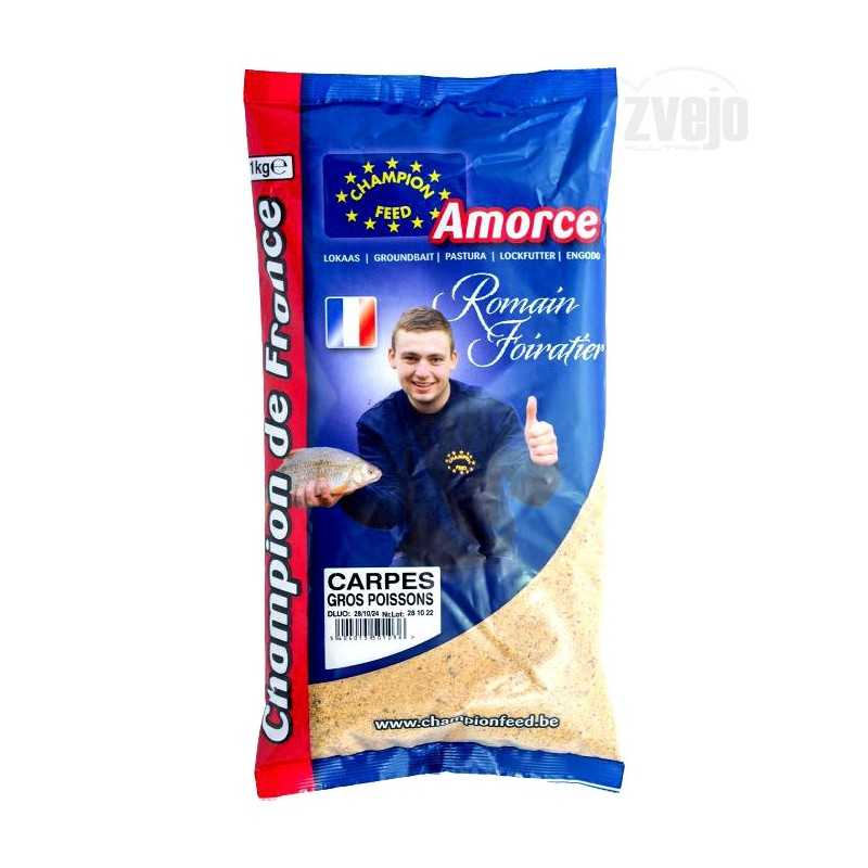 Jaukas Champion Feed 1kg CDF Carp and big fish Jaukas Champion Feed 1kg CDF Carp and big fish