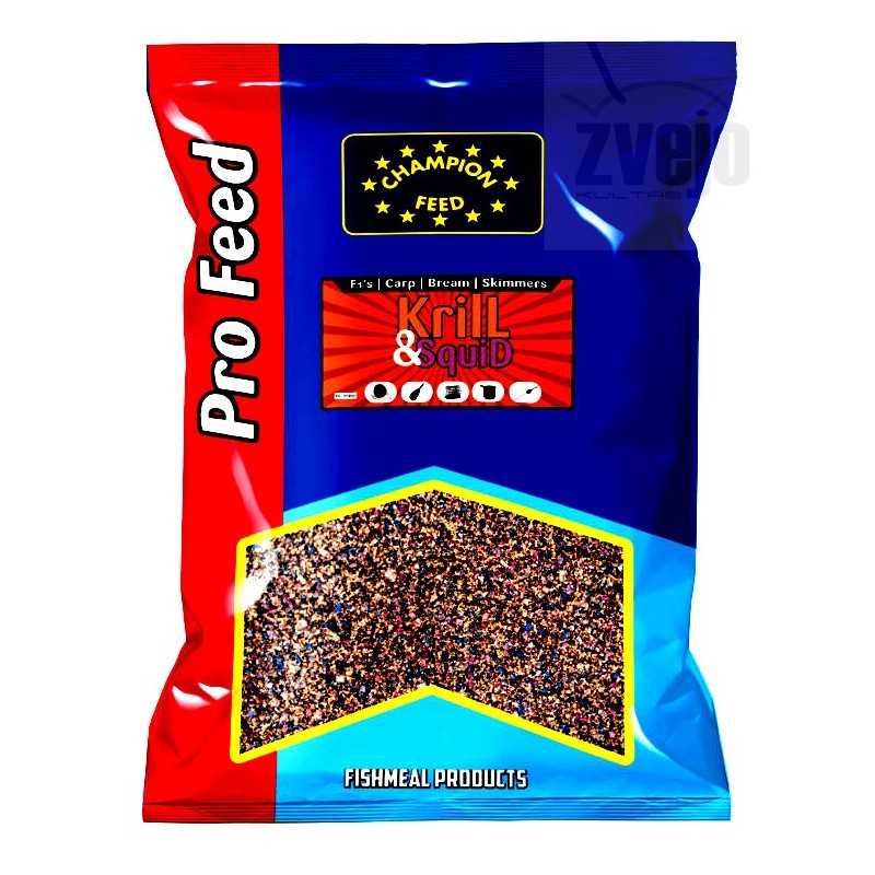 Jaukas Champion Feed 2kg Groundbaits KRILL & SQUID Jaukas Champion Feed 2kg Groundbaits KRILL & SQUID