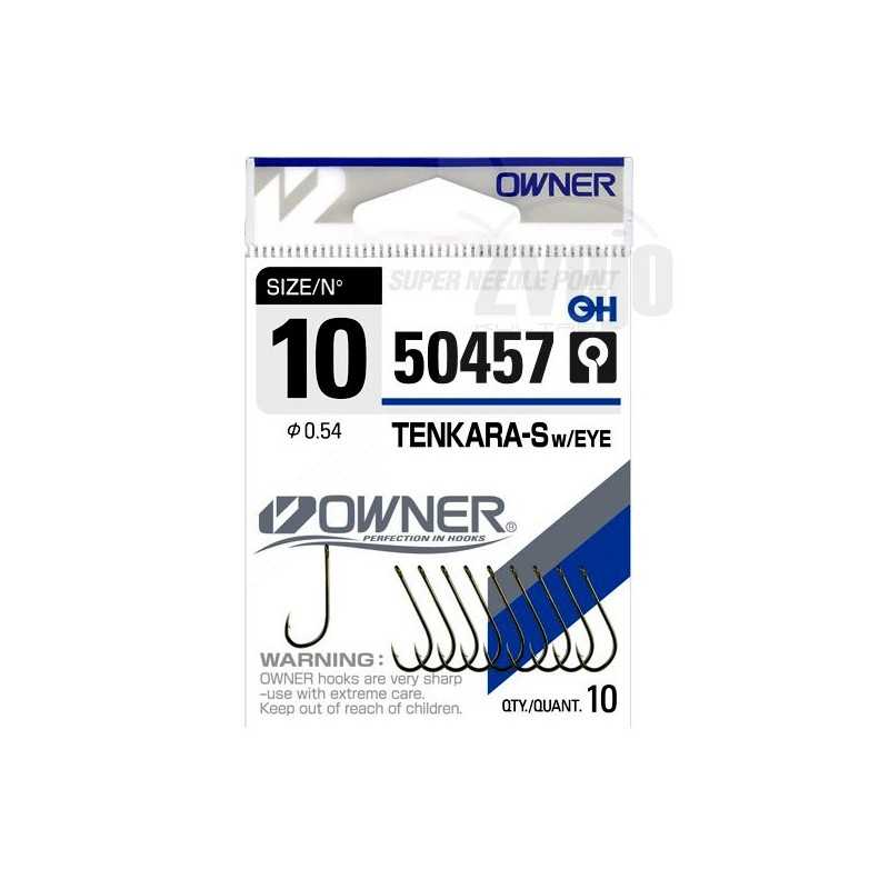 Kabliukai Owner Tenkara-S w/EYE 50457