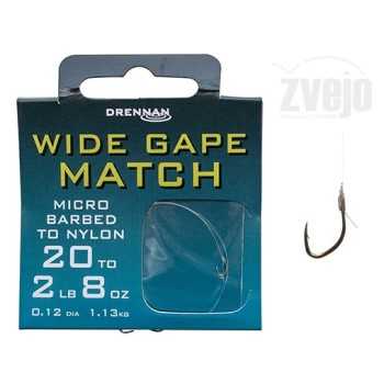 Kabliukai Su Pavadėliu Drennan Wide Gape Match