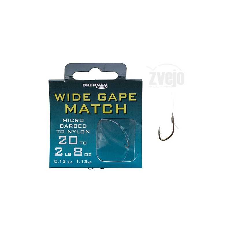Kabliukai Su Pavadėliu Drennan Wide Gape Match Kabliukai Su Pavadėliu Drennan Wide Gape Match