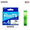 Pintas valas Gosen Roots PE X4 Light Green 150m Pintas valas Gosen Roots PE X4 Light Green 150m
