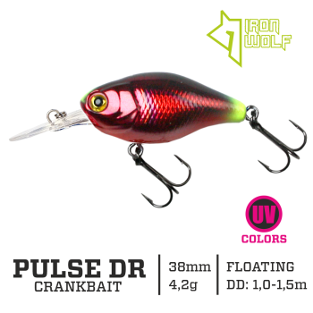 Vobleris Iron Wolf PULSE DR 4.2g 3,8cm (1-1.5m)