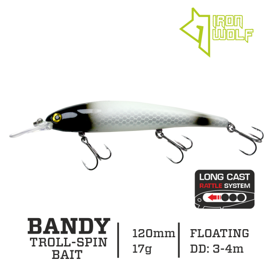 Vobleris Iron Wolf Bandy F 17g 12cm (3.0-4.0m)