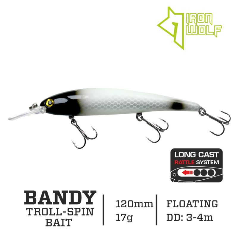 Vobleris Iron Wolf Bandy F 17g 12cm (3.0-4.0m)
