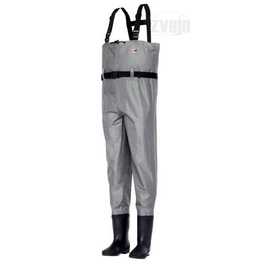 Bridkelnės DAM Nylon Chest Waders Light Grey Bridkelnės DAM Nylon Chest Waders Light Grey