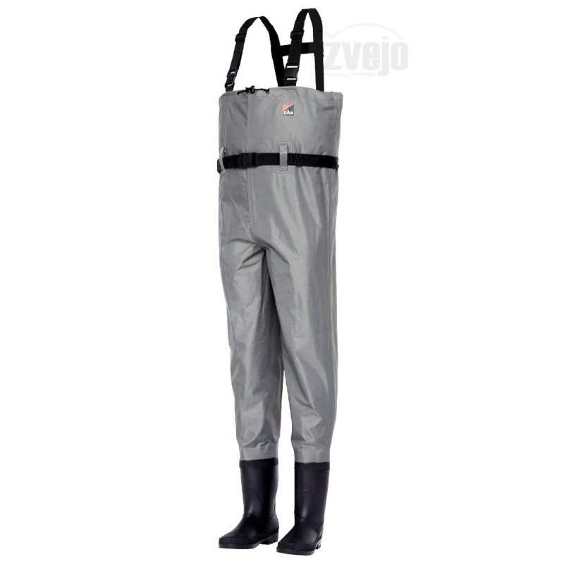Bridkelnės DAM Nylon Chest Waders Light Grey Bridkelnės DAM Nylon Chest Waders Light Grey