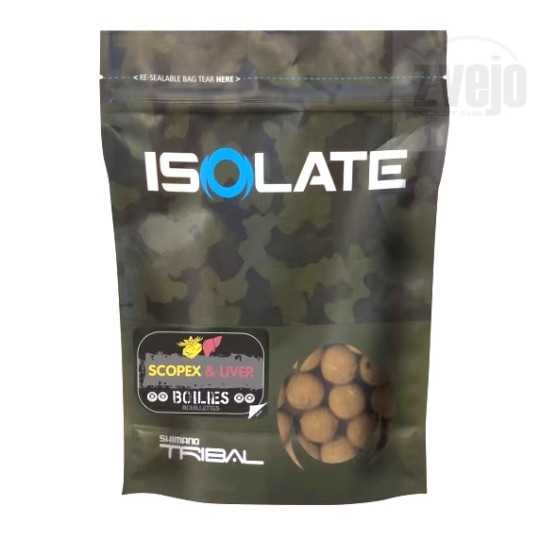 Boiliai Shimano Bait Isolate Boillie Scopex Liver 1kg