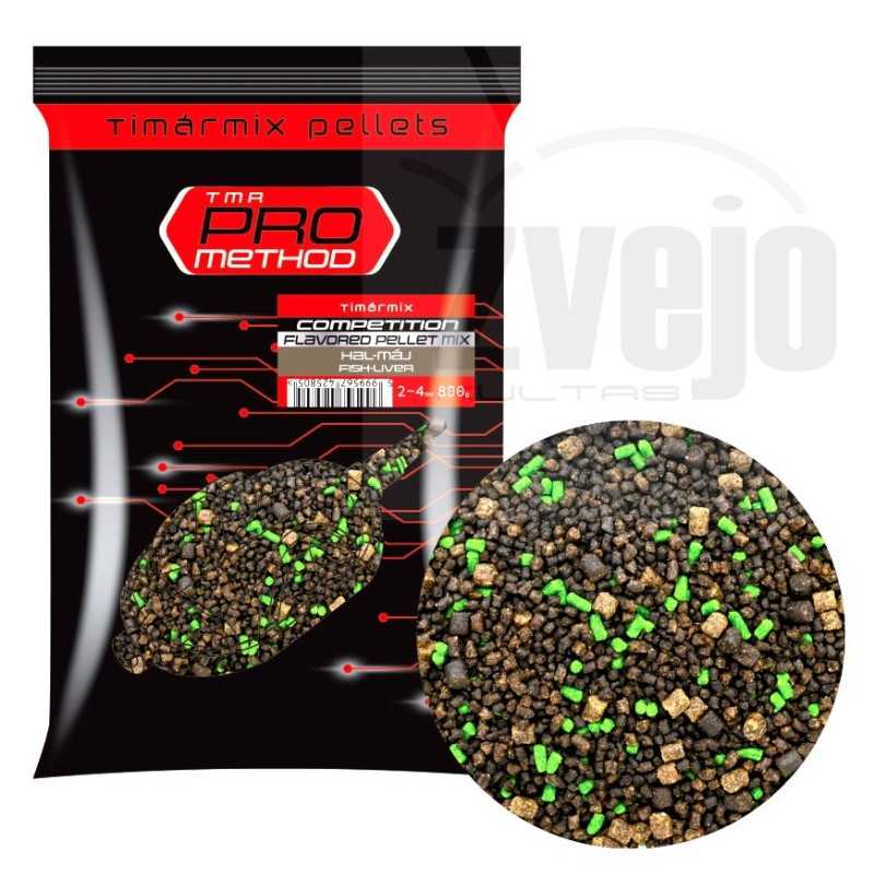 Peletės Timar Mix Pro Method Competition Pellet Mix 2-4mm 800g Peletės Timar Mix Pro Method Competition Pellet Mix 2-4mm 800g