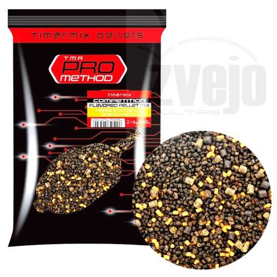 Peletės Timar Mix Pro Method Competition Pellet Mix 2-4mm 800g Peletės Timar Mix Pro Method Competition Pellet Mix 2-4mm 800g