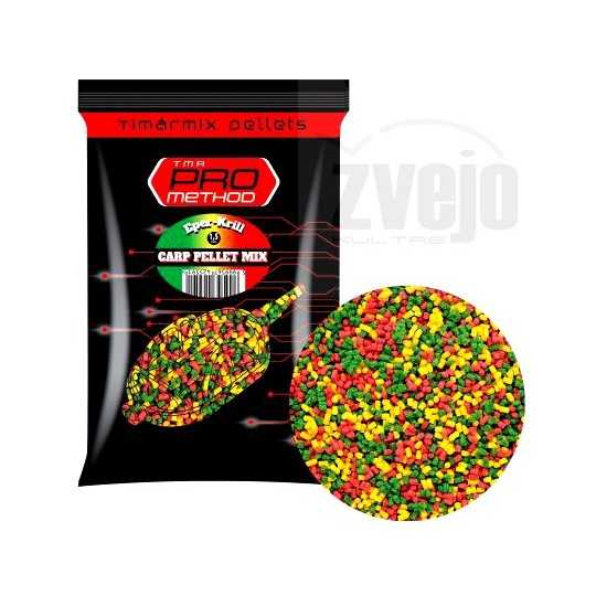 Peletės Timar Mix Pro Method Carp Pellet Mix 1,5mm 800g Peletės Timar Mix Pro Method Carp Pellet Mix 1,5mm 800g