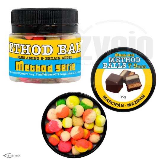 Boiliukai Timar-Mix Method Balls 35g 7-9mm Boiliukai Timar-Mix Method Balls 35g 7-9mm