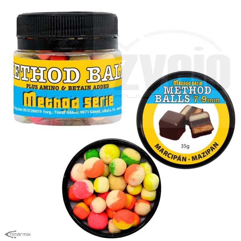 Boiliukai Timar-Mix Method Balls 35g 7-9mm Boiliukai Timar-Mix Method Balls 35g 7-9mm
