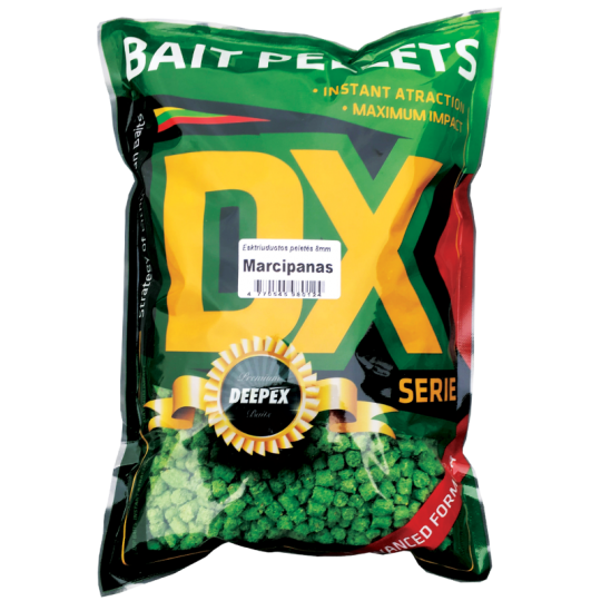 Ekstriuduotos peletės Deepex DX 8mm Ekstriuduotos peletės Deepex DX 8mm