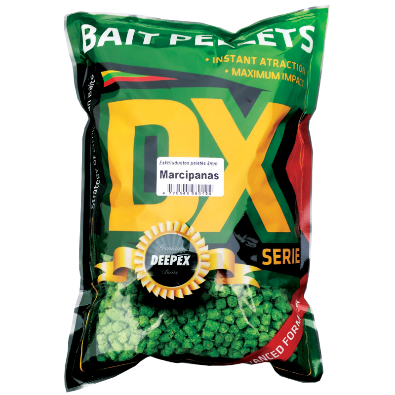 Ekstriuduotos peletės Deepex DX 8mm Ekstriuduotos peletės Deepex DX 8mm