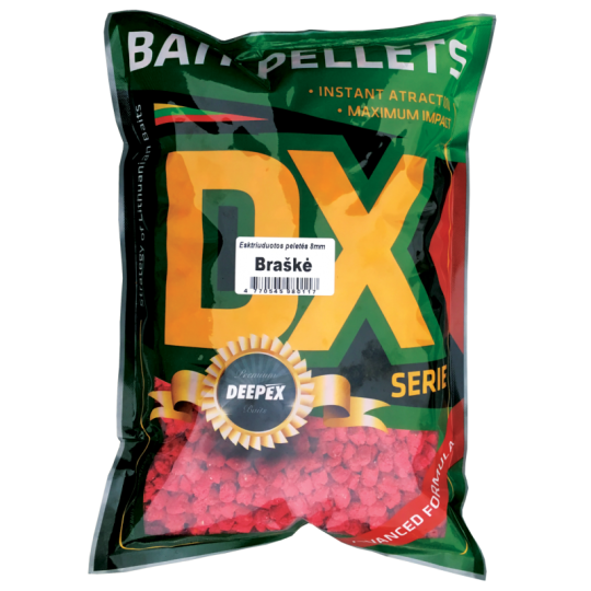 Ekstriuduotos peletės Deepex DX 8mm Ekstriuduotos peletės Deepex DX 8mm