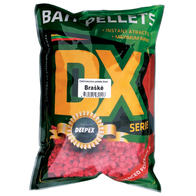Ekstriuduotos peletės Deepex DX 8mm Ekstriuduotos peletės Deepex DX 8mm