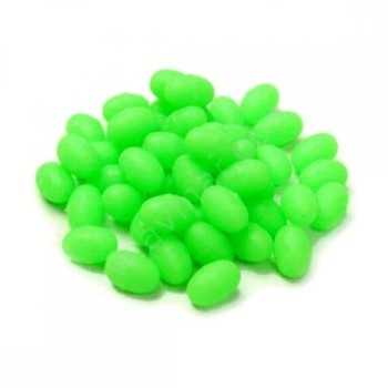 Karoliukai Fosforiniai Oval Luminous Soft Beads 20vnt