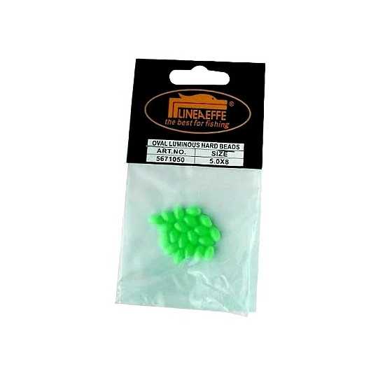 Karoliukai Fosforiniai Oval Luminous Soft Beads 20vnt Karoliukai Fosforiniai Oval Luminous Soft Beads 20vnt