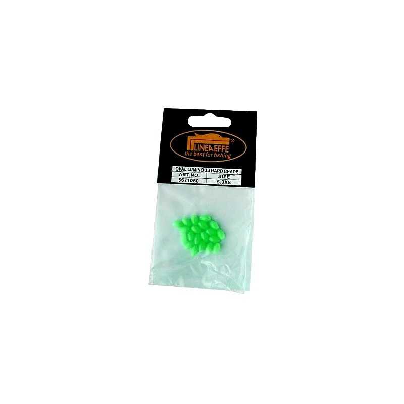 Karoliukai Fosforiniai Oval Luminous Soft Beads 20vnt Karoliukai Fosforiniai Oval Luminous Soft Beads 20vnt
