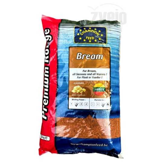 Jaukas Champion Feed Premium 2kg Bream Brown Jaukas Champion Feed Premium 2kg Bream Brown