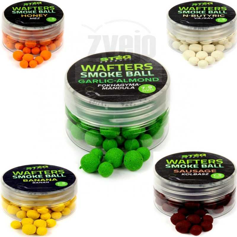 Vafteriai STEG Smoke Ball 7-9mm 15g Vafteriai STEG Smoke Ball 7-9mm 15g